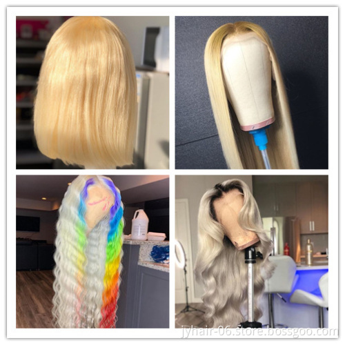 613 Full Lace Wig Human Hair,Brazilian 613 Blonde Full Lace Human Hair Wig,40 Inch 613 Virgin Hair Human Hair Full Lace Wig